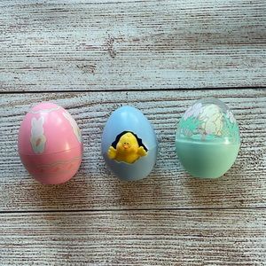 Vintage Hallmark Vintage Plastic Easter Eggs